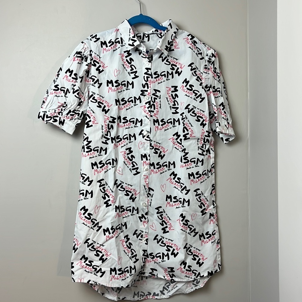 MSGM shirt dress